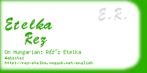 etelka rez business card